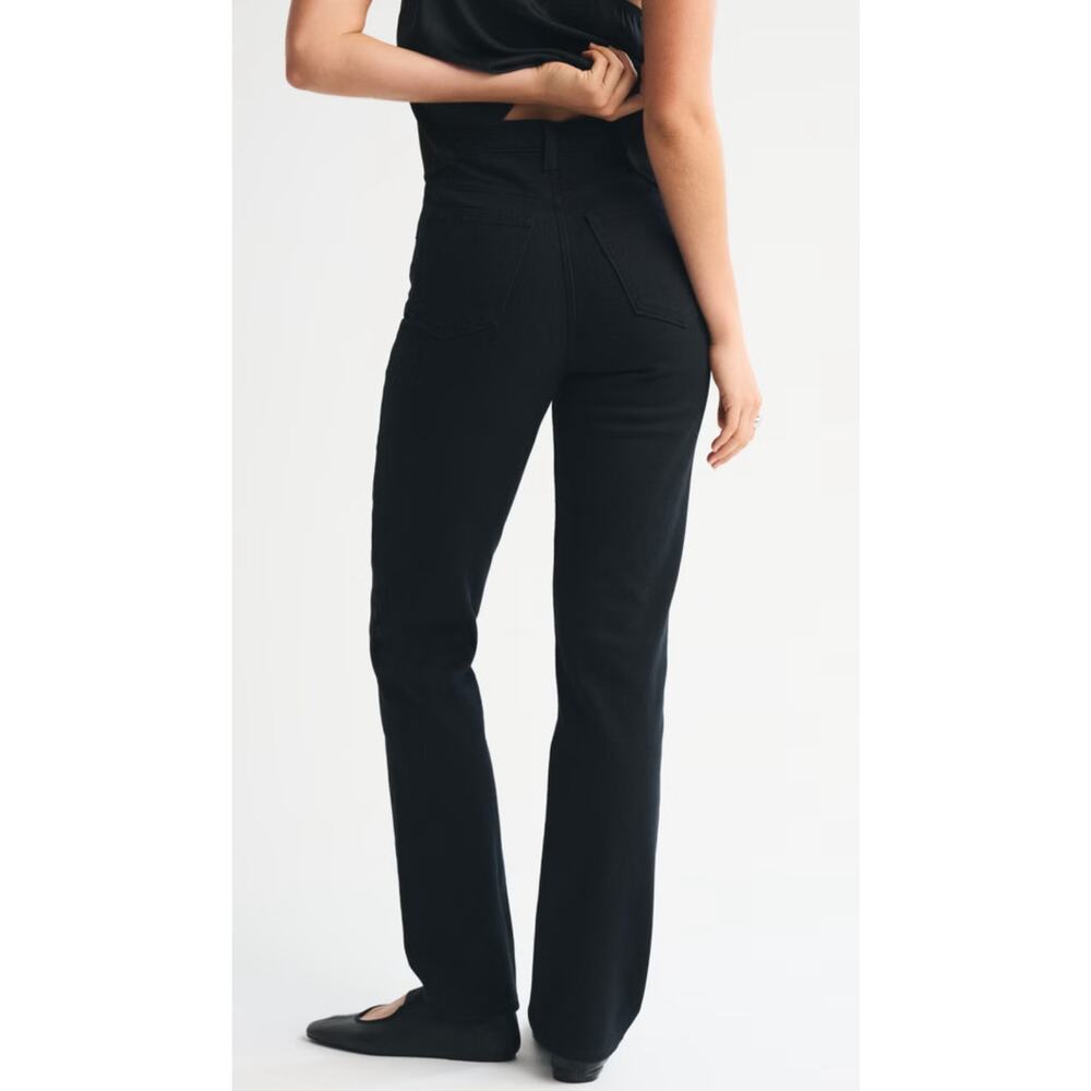 Abercrombie & Fitch Black Straight Leg Jeans - Picture 3 of 7